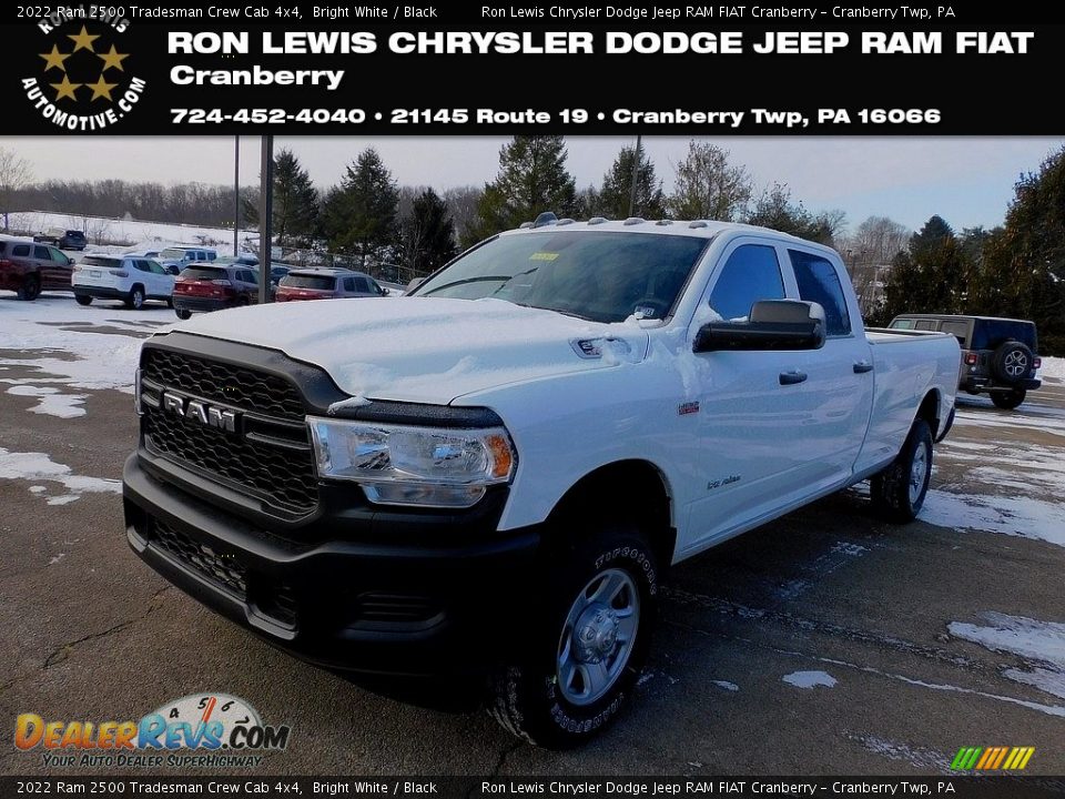 2022 Ram 2500 Tradesman Crew Cab 4x4 Bright White / Black Photo #1