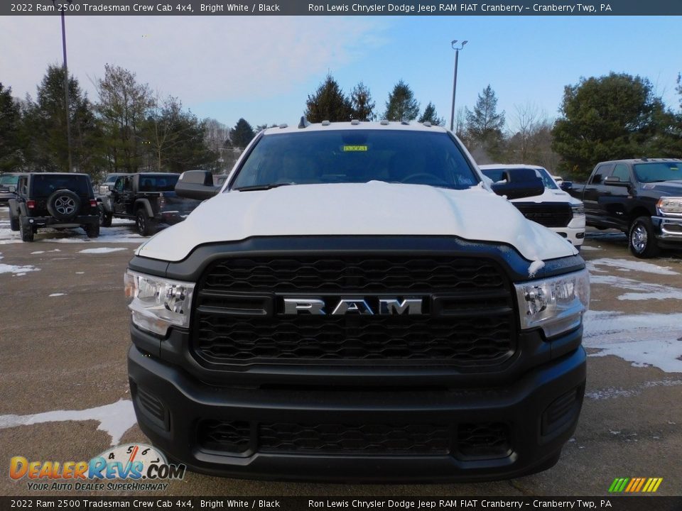 2022 Ram 2500 Tradesman Crew Cab 4x4 Bright White / Black Photo #2