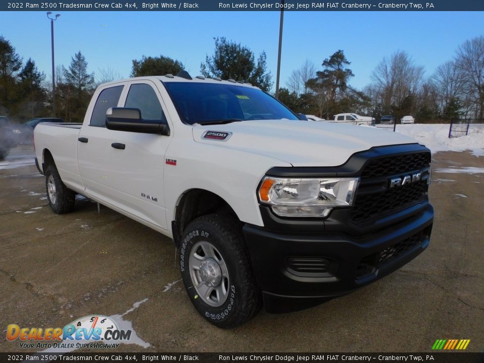 2022 Ram 2500 Tradesman Crew Cab 4x4 Bright White / Black Photo #3