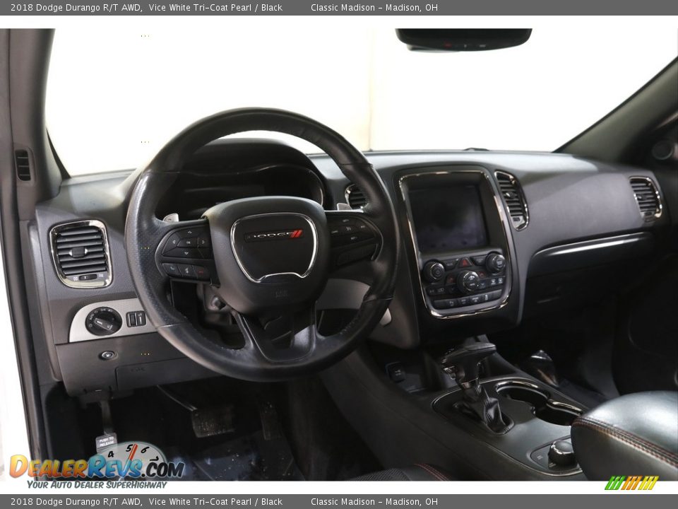 2018 Dodge Durango R/T AWD Vice White Tri-Coat Pearl / Black Photo #6