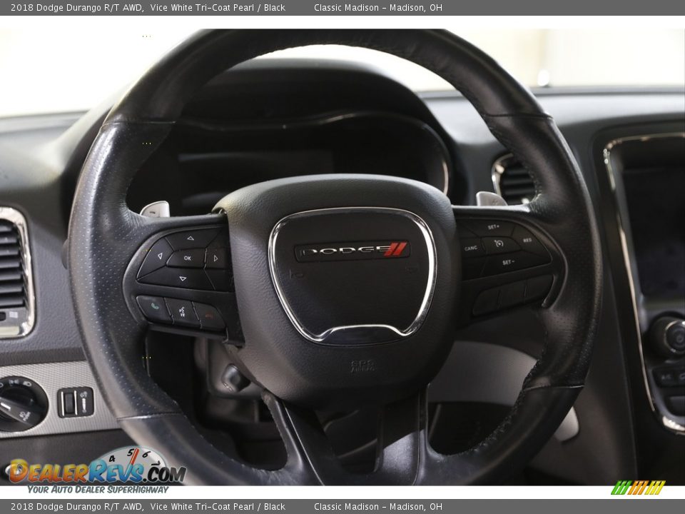 2018 Dodge Durango R/T AWD Vice White Tri-Coat Pearl / Black Photo #7