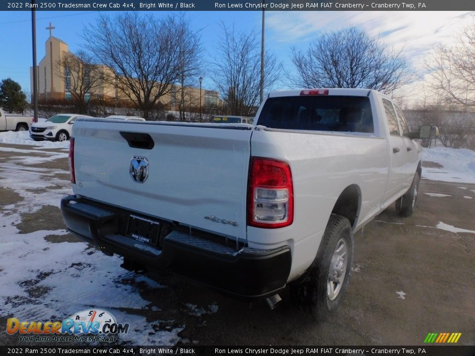 2022 Ram 2500 Tradesman Crew Cab 4x4 Bright White / Black Photo #5