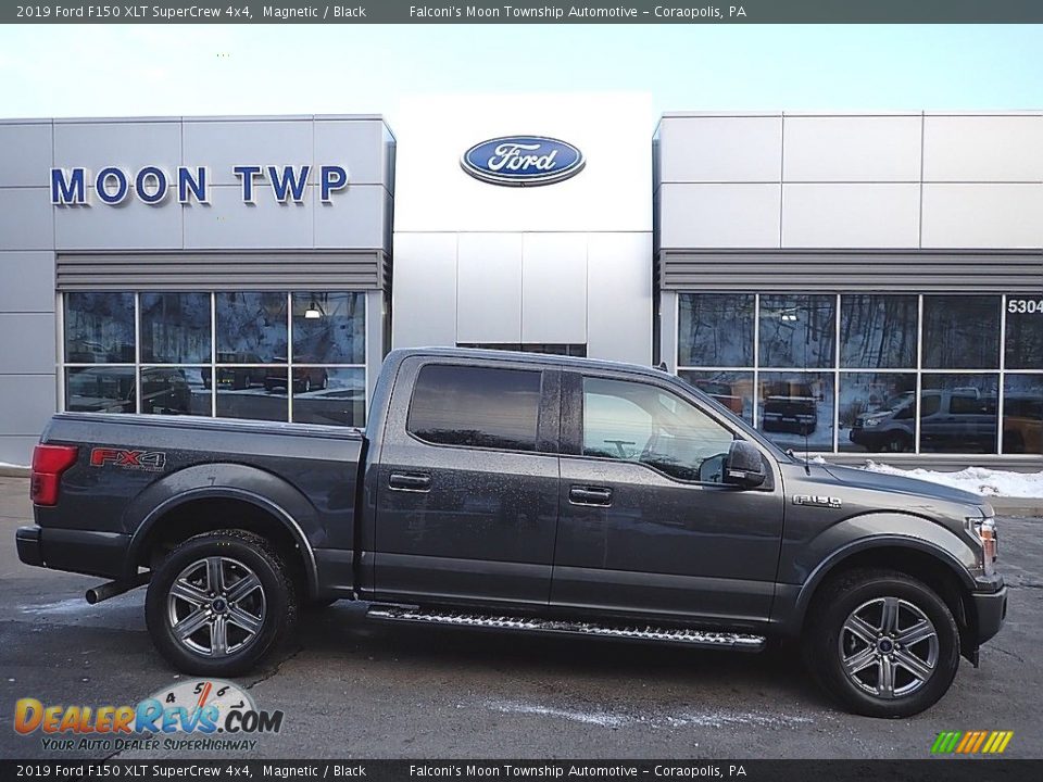 2019 Ford F150 XLT SuperCrew 4x4 Magnetic / Black Photo #1