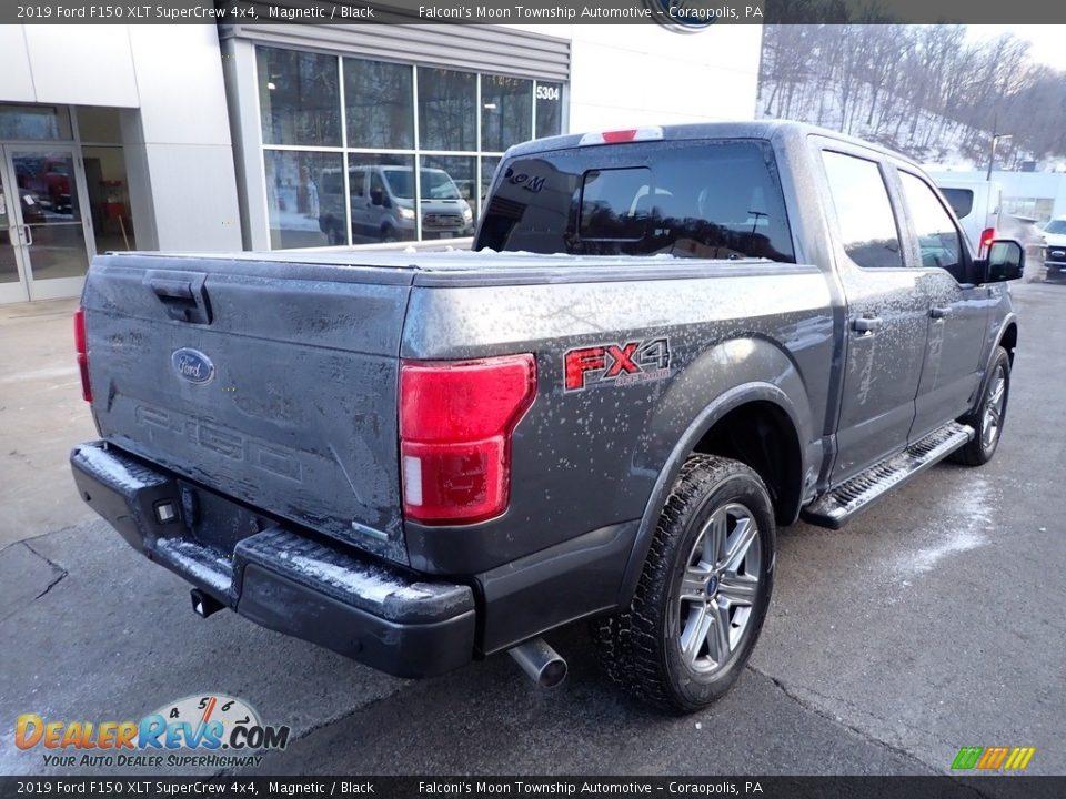 2019 Ford F150 XLT SuperCrew 4x4 Magnetic / Black Photo #2