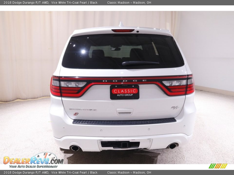 2018 Dodge Durango R/T AWD Vice White Tri-Coat Pearl / Black Photo #21