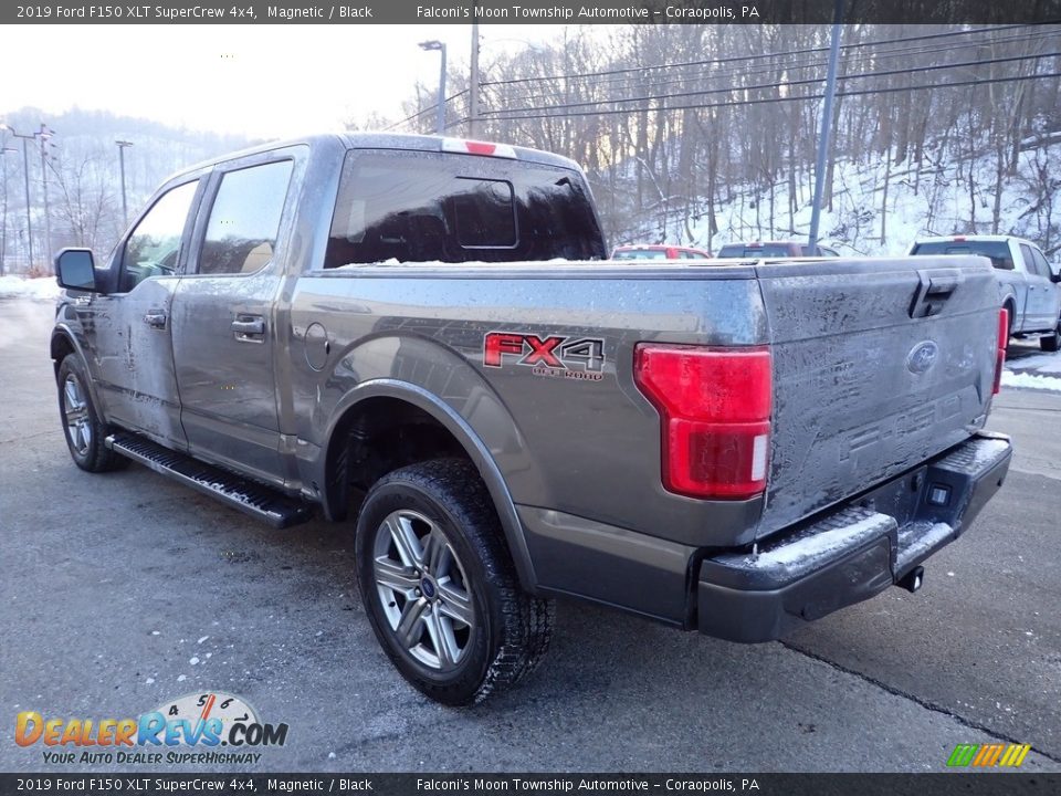 2019 Ford F150 XLT SuperCrew 4x4 Magnetic / Black Photo #4