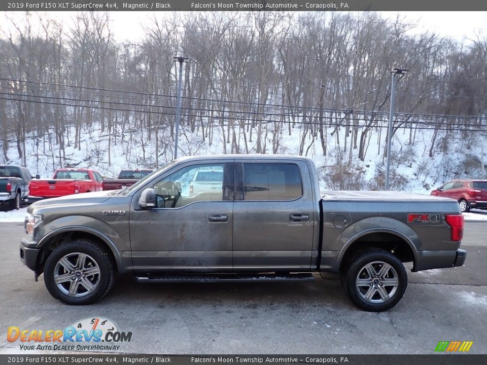 2019 Ford F150 XLT SuperCrew 4x4 Magnetic / Black Photo #5