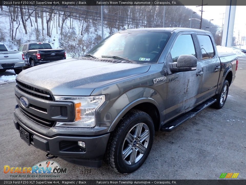 2019 Ford F150 XLT SuperCrew 4x4 Magnetic / Black Photo #6