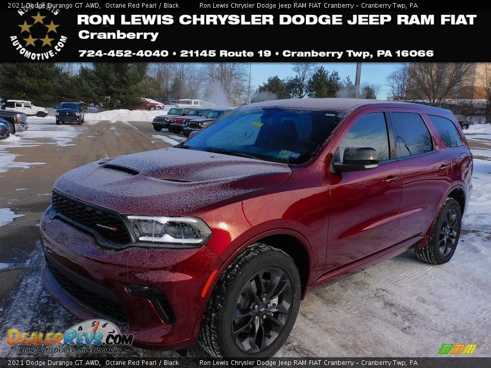 2021 Dodge Durango GT AWD Octane Red Pearl / Black Photo #1