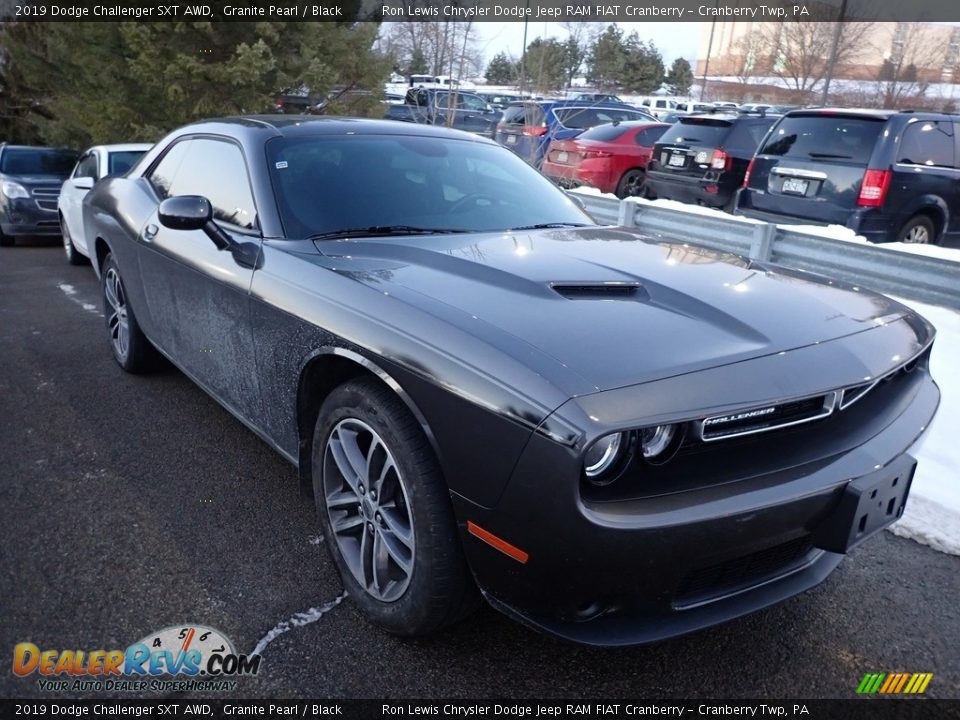 2019 Dodge Challenger SXT AWD Granite Pearl / Black Photo #2