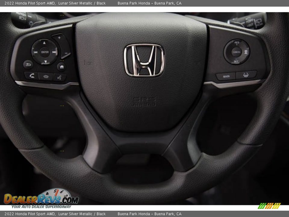 2022 Honda Pilot Sport AWD Steering Wheel Photo #18