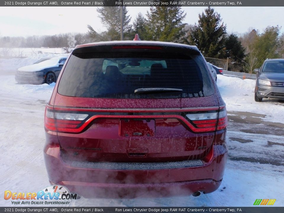 2021 Dodge Durango GT AWD Octane Red Pearl / Black Photo #6