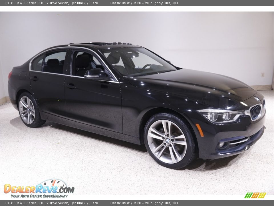 Jet Black 2018 BMW 3 Series 330i xDrive Sedan Photo #1