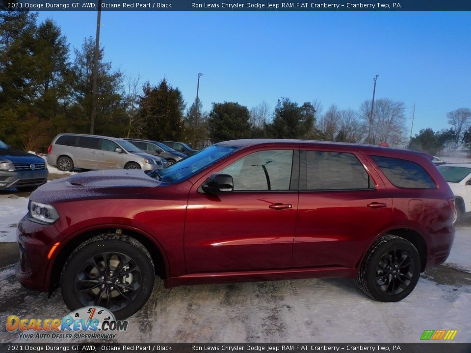 2021 Dodge Durango GT AWD Octane Red Pearl / Black Photo #9