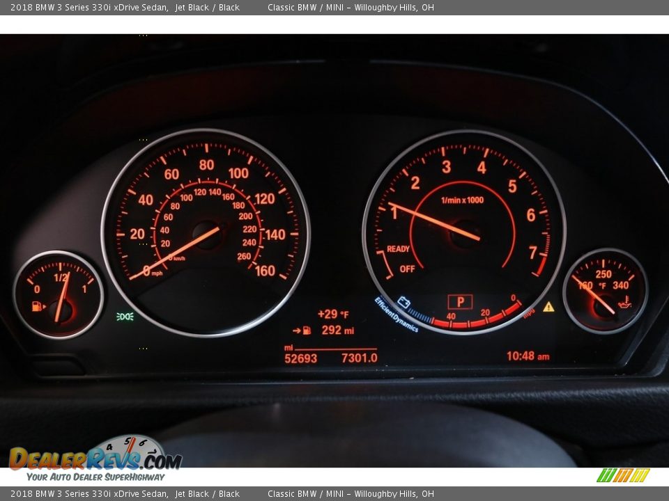 2018 BMW 3 Series 330i xDrive Sedan Gauges Photo #8