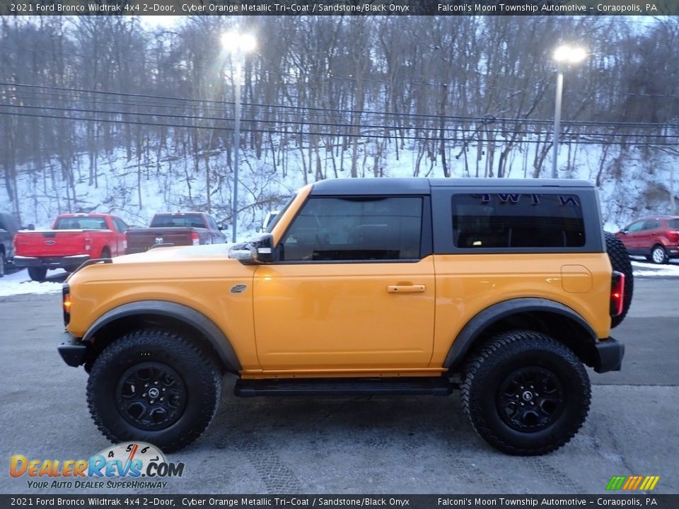 Cyber Orange Metallic Tri-Coat 2021 Ford Bronco Wildtrak 4x4 2-Door Photo #6