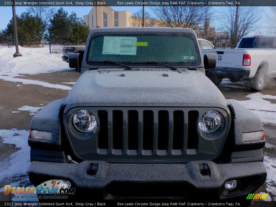 2022 Jeep Wrangler Unlimited Sport 4x4 Sting-Gray / Black Photo #2