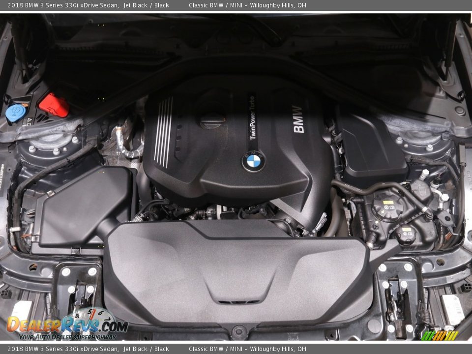2018 BMW 3 Series 330i xDrive Sedan Jet Black / Black Photo #21
