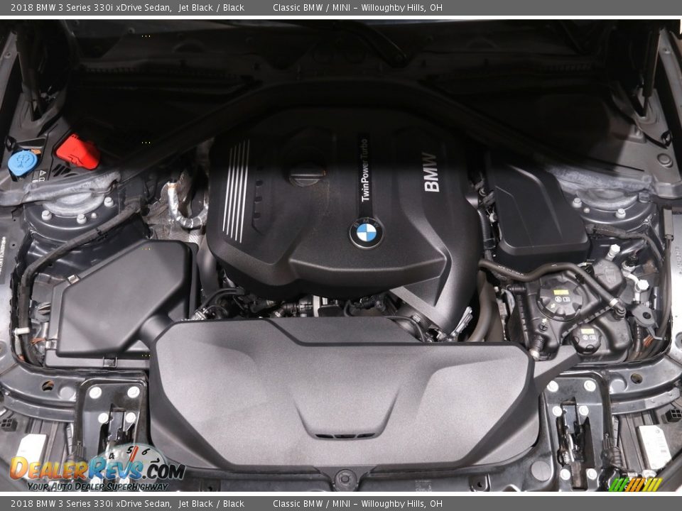 2018 BMW 3 Series 330i xDrive Sedan Jet Black / Black Photo #21