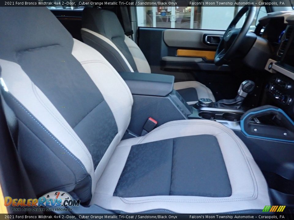 Front Seat of 2021 Ford Bronco Wildtrak 4x4 2-Door Photo #11