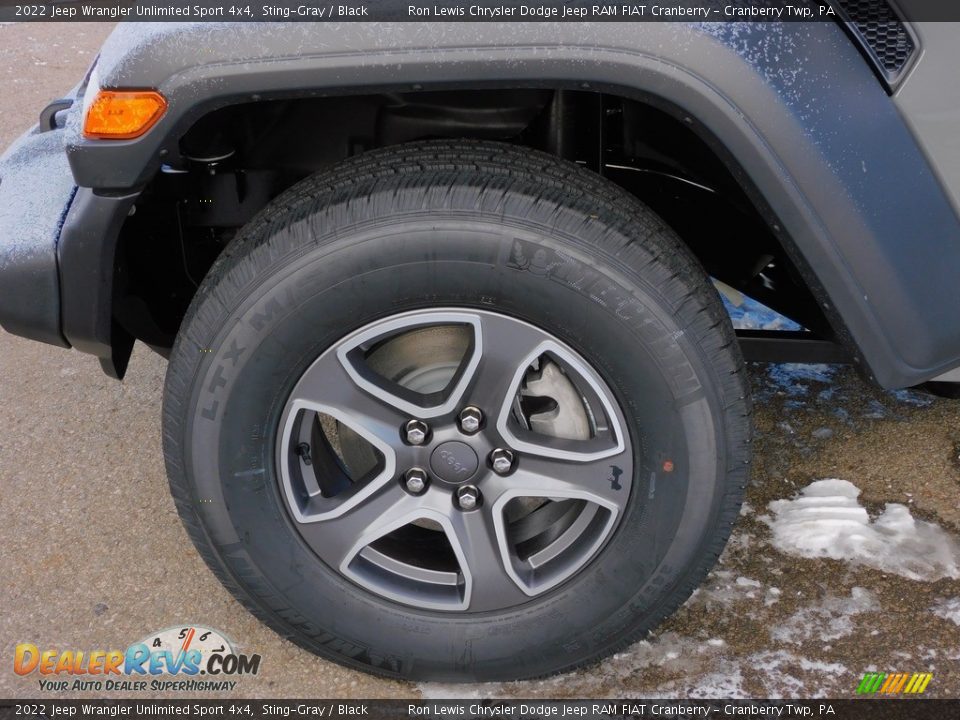 2022 Jeep Wrangler Unlimited Sport 4x4 Sting-Gray / Black Photo #10