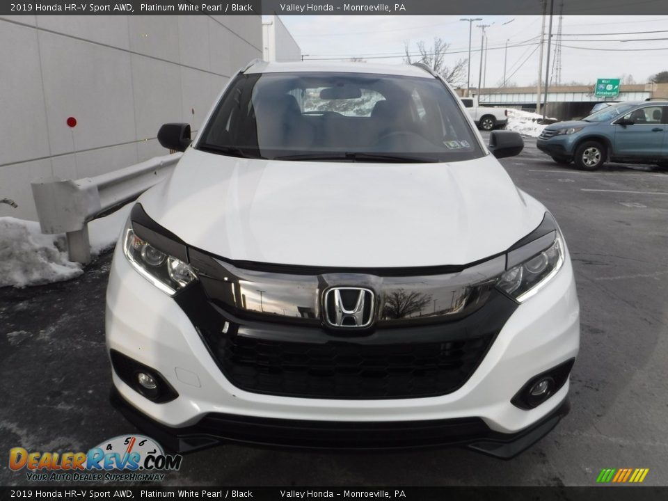 2019 Honda HR-V Sport AWD Platinum White Pearl / Black Photo #3