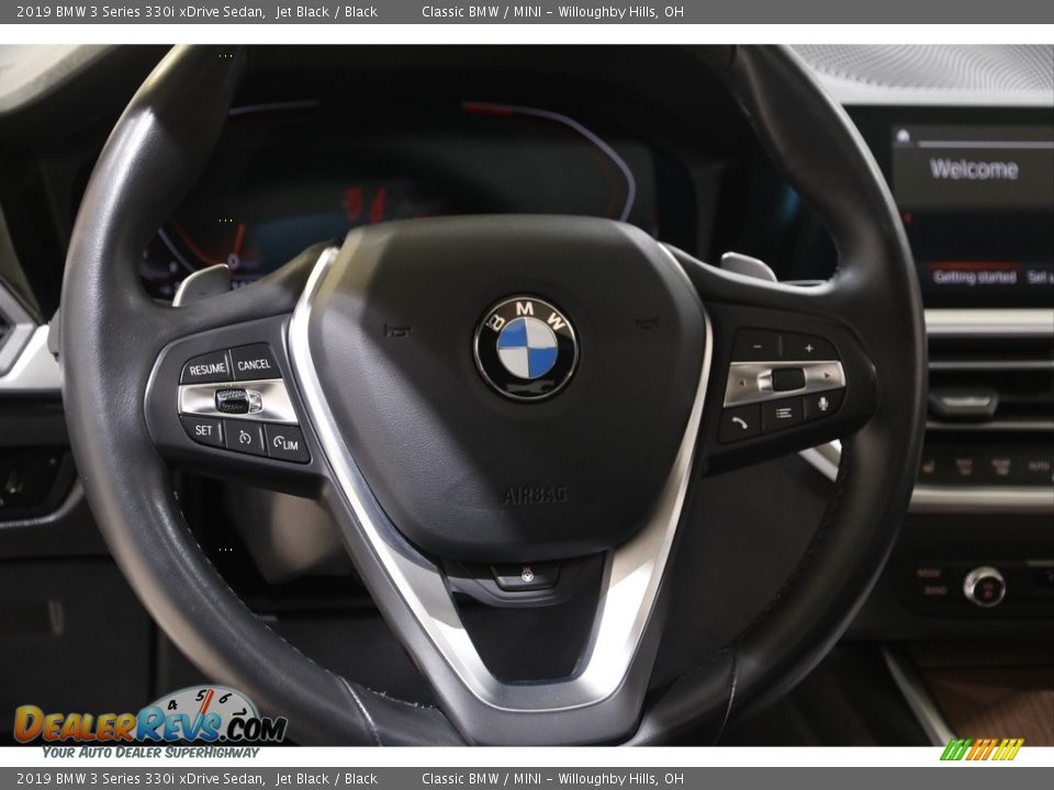 2019 BMW 3 Series 330i xDrive Sedan Jet Black / Black Photo #7