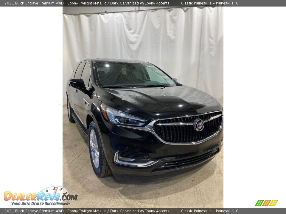 2021 Buick Enclave Premium AWD Ebony Twilight Metallic / Dark Galvanized w/Ebony Accents Photo #1