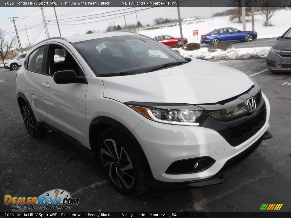 2019 Honda HR-V Sport AWD Platinum White Pearl / Black Photo #4