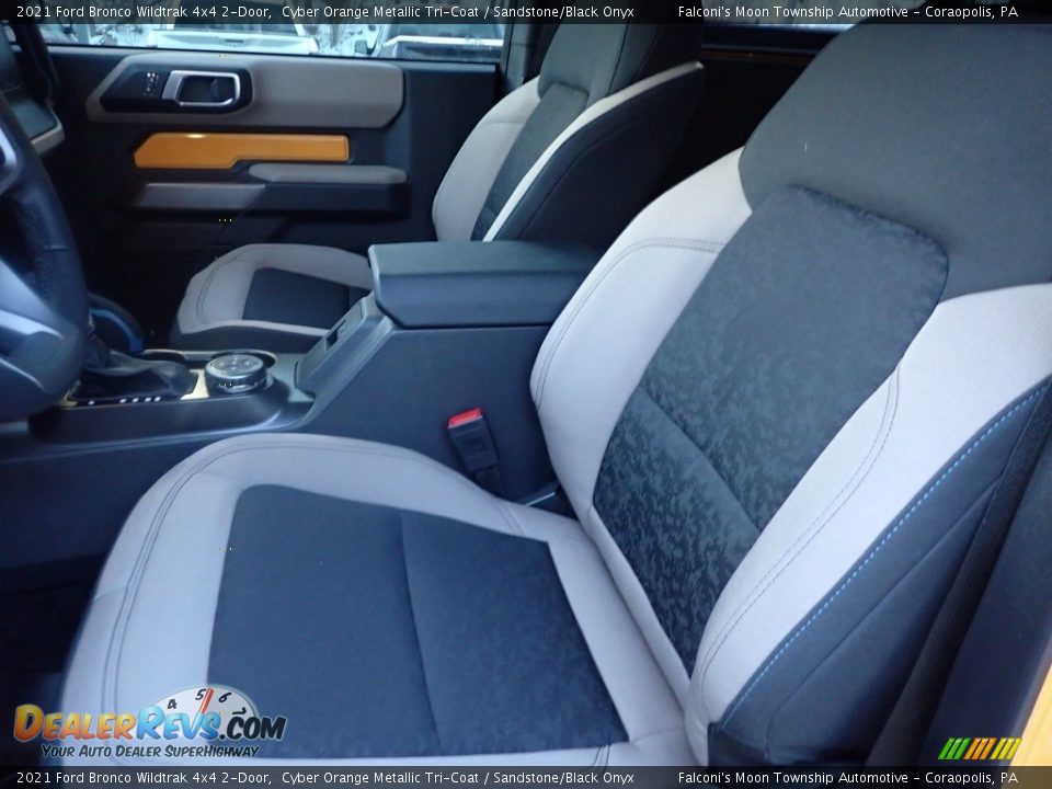 Front Seat of 2021 Ford Bronco Wildtrak 4x4 2-Door Photo #17