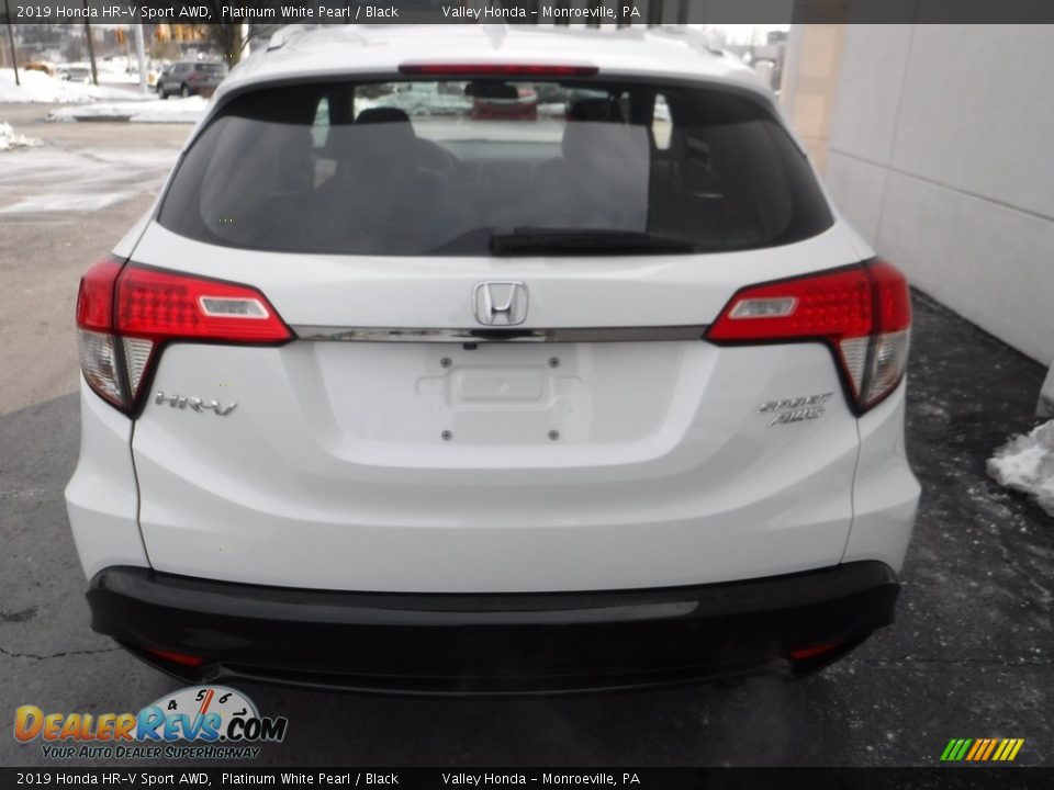 2019 Honda HR-V Sport AWD Platinum White Pearl / Black Photo #8