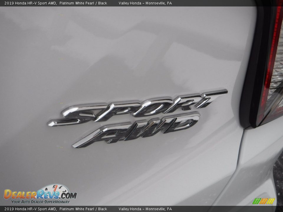 2019 Honda HR-V Sport AWD Platinum White Pearl / Black Photo #9
