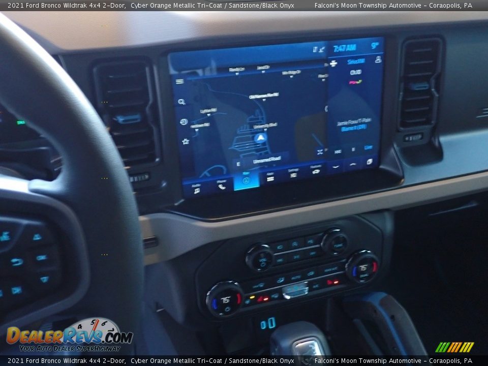 Navigation of 2021 Ford Bronco Wildtrak 4x4 2-Door Photo #26