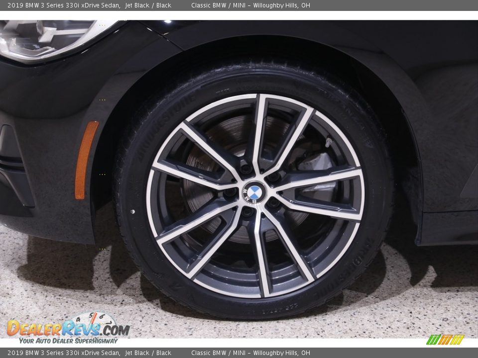 2019 BMW 3 Series 330i xDrive Sedan Jet Black / Black Photo #23
