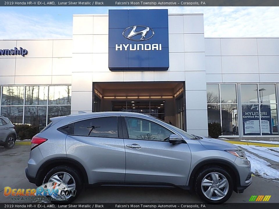 2019 Honda HR-V EX-L AWD Lunar Silver Metallic / Black Photo #1