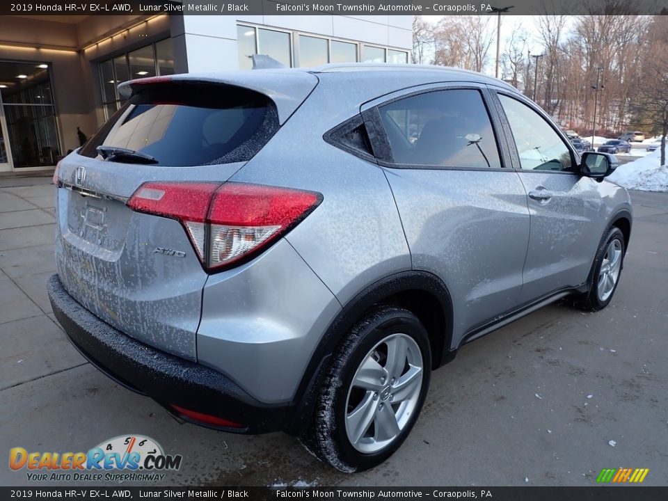 2019 Honda HR-V EX-L AWD Lunar Silver Metallic / Black Photo #2