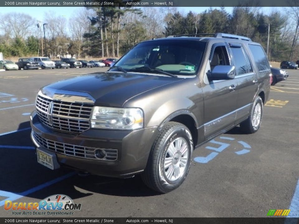 2008 Lincoln Navigator Luxury Stone Green Metallic / Stone Photo #1