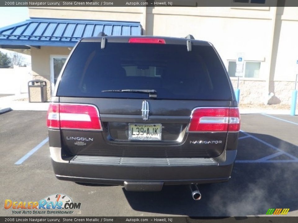 2008 Lincoln Navigator Luxury Stone Green Metallic / Stone Photo #5