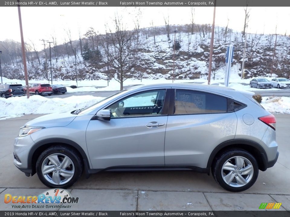 2019 Honda HR-V EX-L AWD Lunar Silver Metallic / Black Photo #6