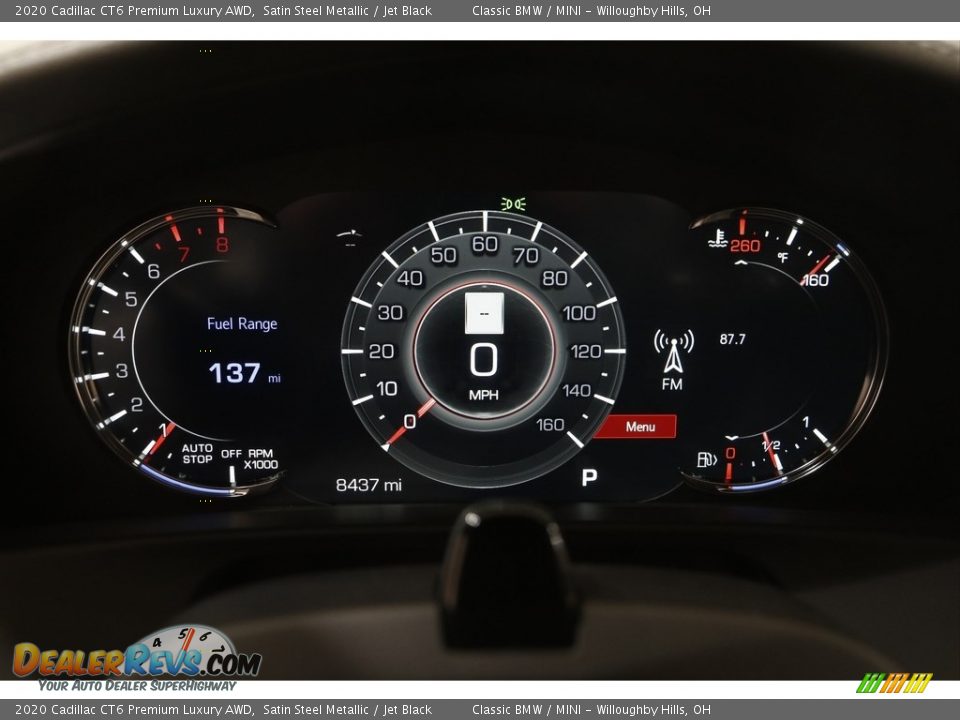 2020 Cadillac CT6 Premium Luxury AWD Gauges Photo #8