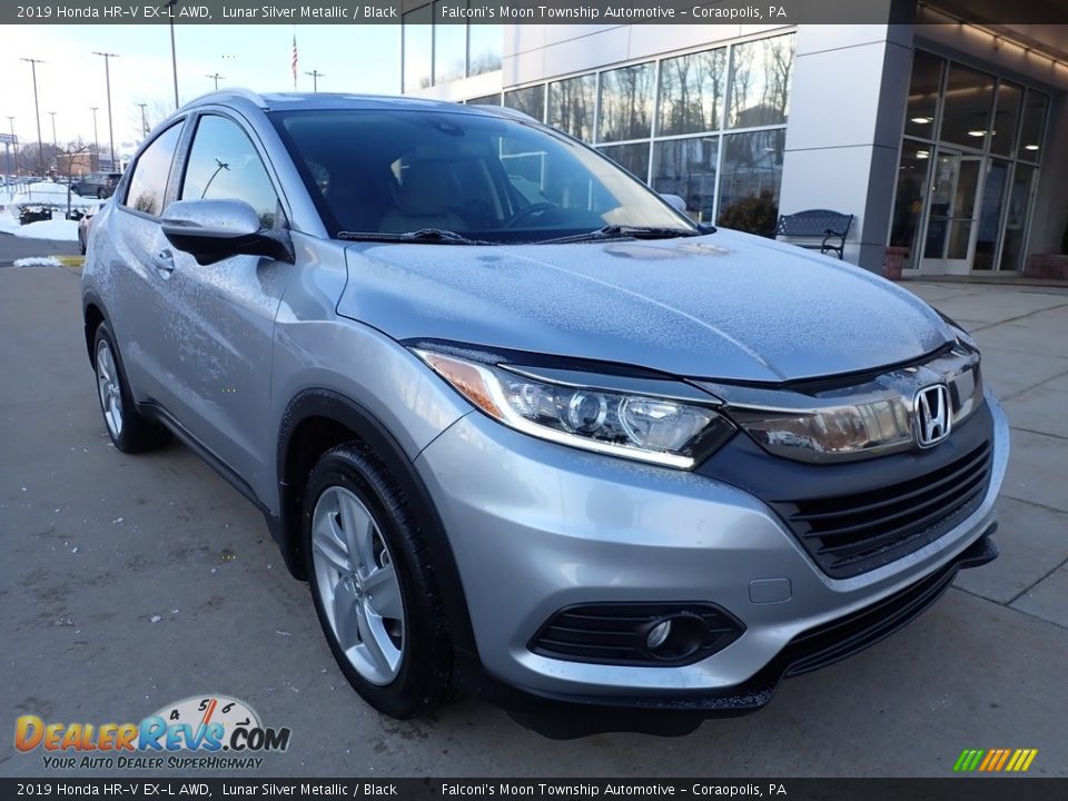 2019 Honda HR-V EX-L AWD Lunar Silver Metallic / Black Photo #9