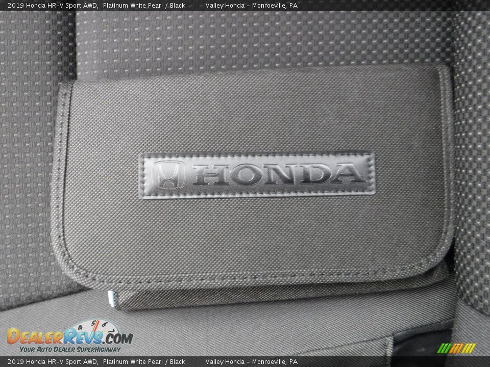 2019 Honda HR-V Sport AWD Platinum White Pearl / Black Photo #29