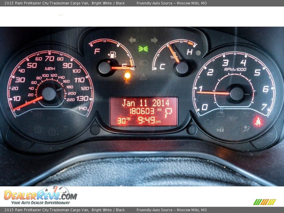 2015 Ram ProMaster City Tradesman Cargo Van Gauges Photo #30