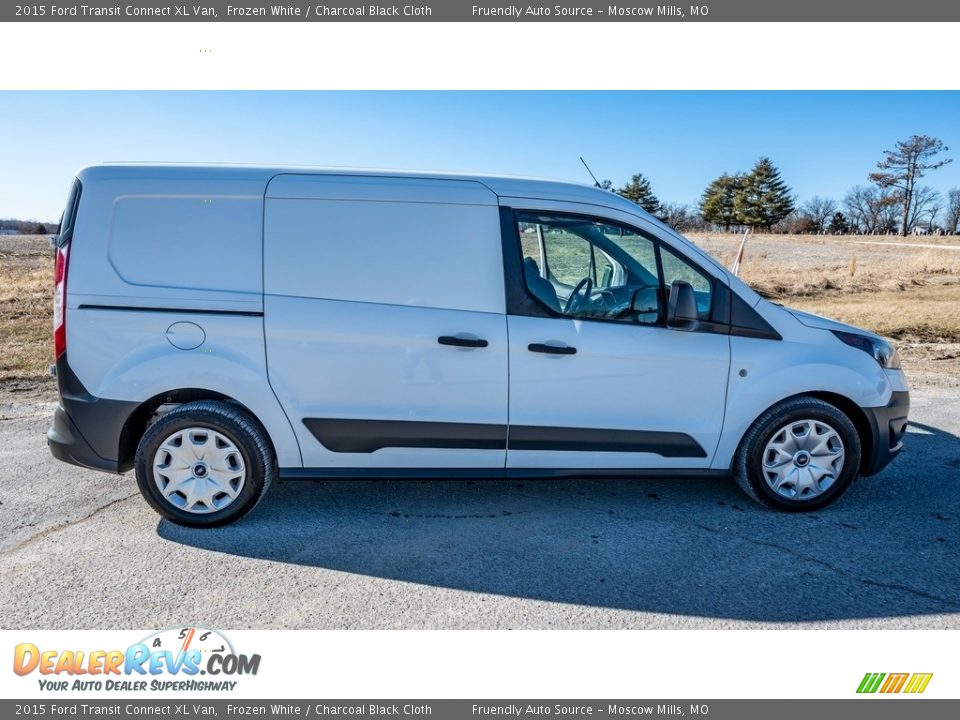 2015 Ford Transit Connect XL Van Frozen White / Charcoal Black Cloth Photo #3