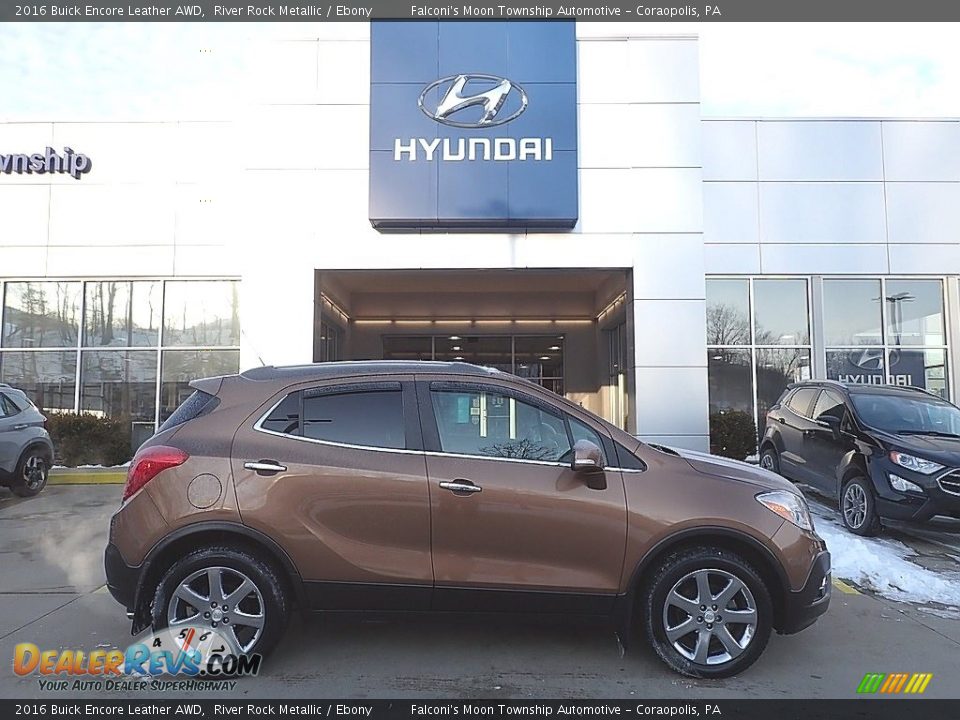 2016 Buick Encore Leather AWD River Rock Metallic / Ebony Photo #1