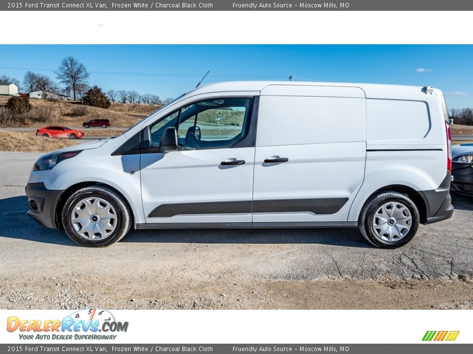 2015 Ford Transit Connect XL Van Frozen White / Charcoal Black Cloth Photo #7