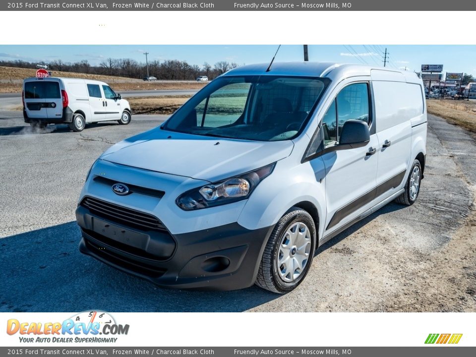 2015 Ford Transit Connect XL Van Frozen White / Charcoal Black Cloth Photo #8