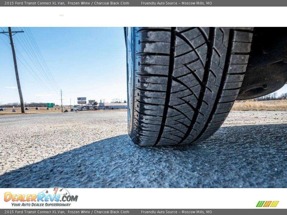 2015 Ford Transit Connect XL Van Frozen White / Charcoal Black Cloth Photo #12