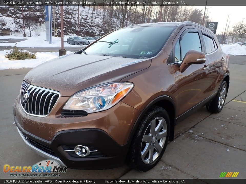 2016 Buick Encore Leather AWD River Rock Metallic / Ebony Photo #7