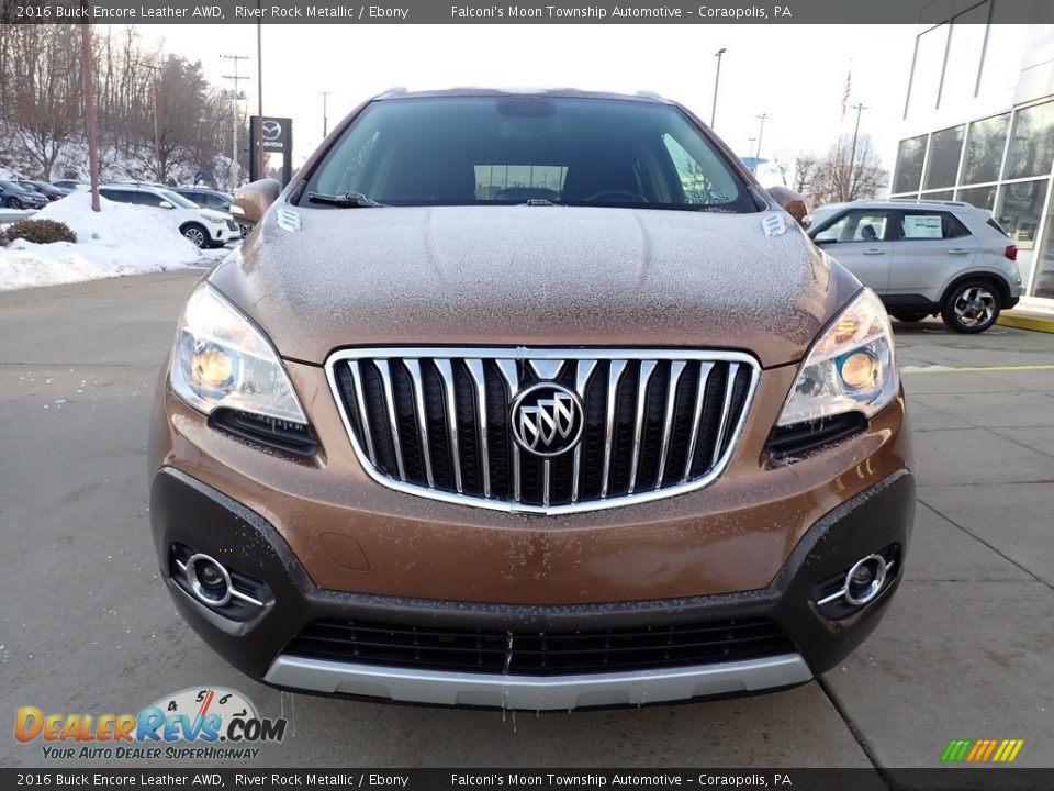 2016 Buick Encore Leather AWD River Rock Metallic / Ebony Photo #8